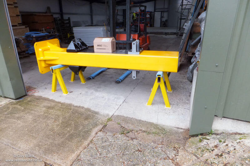 Wing to Fuselage Attachment Jig ready for Delivery to Airframe Assemblies who are Rebuilding the Wing.